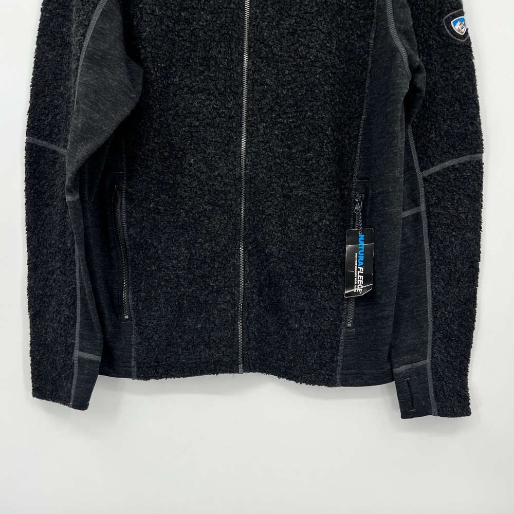 🆕 NWT KÜHL Naturafleece FZ Fleece Jacket Wool Blend Zip Closure Pockets Sz Large - Picture 8 of 14
